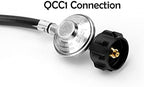 Stanbroil 12 ft Propane Regulator Hose with Standard 3/8" Quick Disconnect - Image 2