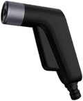 Telescopic garden hose with nozzle, 3x expandable flexible hose, for car washing, yard cleaning, and gardening (black, Water gun + 10M hose) by Unknown