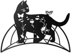 Black Cat Hose Hanger Metal WallMount HeavyDuty 125'5/8"﻿Garden Hose Holder by Unknown