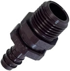 NETAFITM Drip Irrigation Barbed Fittings,3/8" 12MM Black Drip Tubing Coupler Elbow Tee Reducer (Threaded Male Adapter - 12mm X 1/2" MPT, 25 Count) - Image 7