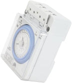 24 Hour Mechanical Timer Switch, Stable Dependable Performance Timer, Low Power Consumption Device with Removable 250mah Battery, Ideal for Water Heaters, Street Lights, Garden - Image 7