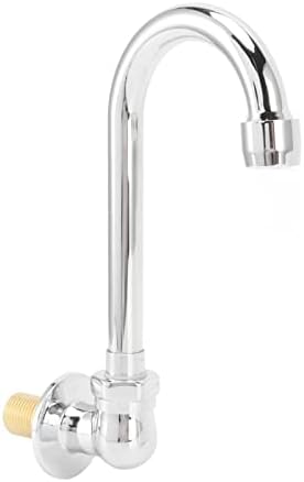 VINGVO Stainless Steel Foot Pedal Faucet, Wall Mounted Knee Valve by VINGVO