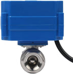 U.S. Solid 1/2" Motorized Ball Valve with US Plug 110VAC NSF Certified 304SS Electrical Ball Valve,Auto Return, Normally Closed - Image 4