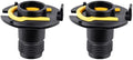 2Pcs Hose Reel Inlet Connectors with Yellow Retainer Clip Part by Ciuouient