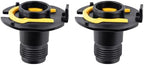 2Pcs Hose Reel Inlet Connectors with Yellow Retainer Clip Part by Ciuouient