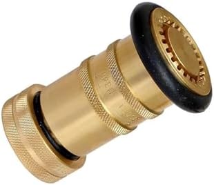 1-2" Heavy Duty Brass Fire Hose Nozzle – 1" Female NH/NST Thread, Adjustable Fog/Jet Spray for Firefighting & Gardening(1 inch) - Image 7