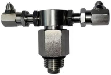 CS Stainless Steel 360° Rotating Nozzle 200Bar High Pressure Spray Head for Gantry Car Washing Machine(1l2 Circular 1.5mm) by Unknown