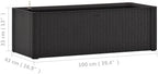 Self Watering Raised Bed, 39.4x16.9x13 in Planter Box, Anthracite - Image 7