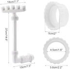 Pool Fountain,Adjustable Spray Direction Pool Sprinkler Fountain with 5 Water Nozzles for Above Ground Inground Pools Cooling - Image 4