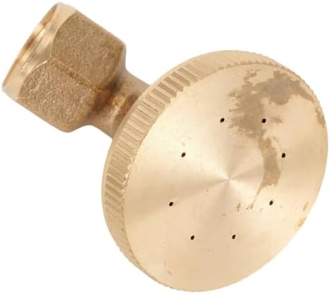 Fountain Nozzle Adjustable 8-Hole Brass Sprayer Nozzle M14 Atomizing Spray Fitting Hose Garden Sprinkler Misting Nozzles(Curved) by Unknown
