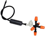 Garden Sprinkler Cross Anti-drip Mist Nozzle Connector Atomizing Irrigation by Unknown