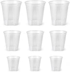 Shape & Use Self Watering Pots for Indoor Plants, Clear Plant Pots with Drainage and Deep Reservoir, 9 Pack Self Watering Planter Set, 3 Sizes 4.72", 5.91", 7.09" by Unknown