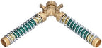 Hose Splitter Brass 2 Way Heavy Duty Water Connector for Garden, Lawn and Outdoor Use, 1 X Y Shape - Image 4