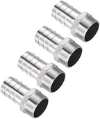 4pcs Stainless Steel Hose Barb Fittings 40mm Barb to 1-1/2" NPT Male by Kozelo