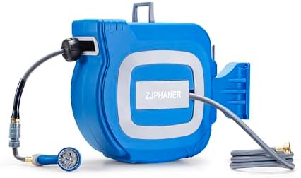 1/2 inch 100FT Retractable Garden Hose Reel Tool by ZJPHANERsProductsfordaily