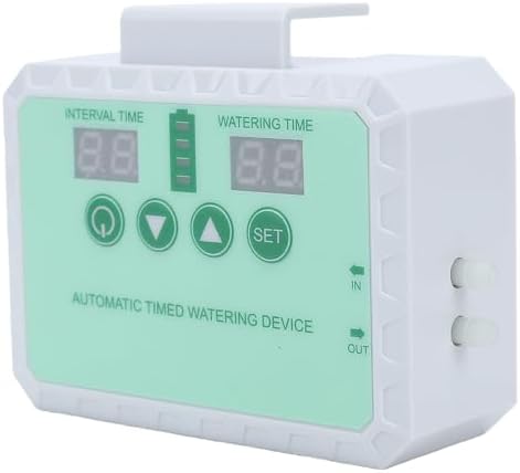 FTVOGUE Solar Powered Automatic Watering System with Timer and Adjustable Nozzle for Garden Plants Indoor Outdoor, Drip Irrigation Kit (White) - Image 5