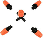 1/2" 50pcs Garden Irrigation Micro Flow Dripper,Sprinklers Emitter System Adjustable Micro Drip Head for Watering System (1) - Image 4