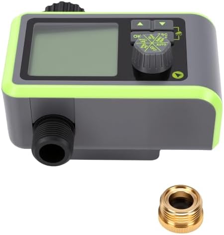 Yosoo Garden Irrigation Timer 8 Programs Rain Sensor Auto Shutoff Large LCD Display Water Timer with Manual Override for Courtyard Balcony Green Wall - Image 6