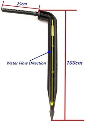 Spray Water Connection 4 Black Drip Arrow Launcher Kit Strawberry Irrigation System Drip Irrigation Launcher Kit Potted Plant Watering + 8L/h PC Dripper (Color : 20PCS) - Image 5