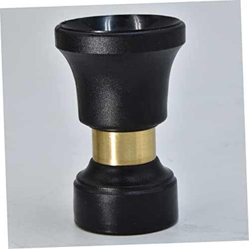 Firefighter Style Water Hose Nozzle, Adjustable Conical Spray, Black - Image 6