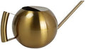 TOYANDONA 1000ml Stainless Steel Watering Can Long Spout Ball Shape for Indoor Outdoor Plants Succulent Gardening Tool Golden by TOYANDONA
