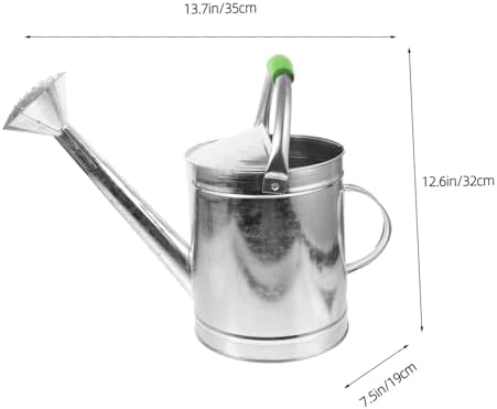Xmas Vintage Stainless Steel 5l Watering Can for Garden Plants - Image 2