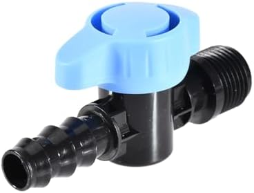 1/2" to 16mm PE Hose Barb Mini Valve Garden Tap Pipe Connector Drip Irrigation Fitting Water Control Adapter - Image 4