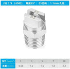 Flat fan-shaped nozzle metal ultra-high pressure cleaning surface,10PCS - Image 2