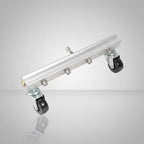Generic Ground Cleaning Nozzle Pressure Washer Undercarriage Cleaner Attachment Surface Cleaner Spray Bar Rolling Wheel Tool, 66CM Seven-Nozzle Ground Cleaning Spray Head - Image 7
