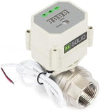 U.S. Solid 1 in Motorized Ball Valve with Programmable Auto On-Off Cycle Timer, 2-Way 304 Stainless Steel Electric Actuator, 00:00:00-99:59:59 Timing, IP67, AC/DC 9-24 V, NPT, for Water and Air - Image 6