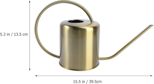 Brass Gooseneck Watering Can – 1.5L/2L Stainless - Image 7