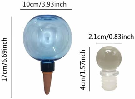 Automatic Plant Watering Globes 500ml Top Fill Irrigation System (Blue, - Image 7