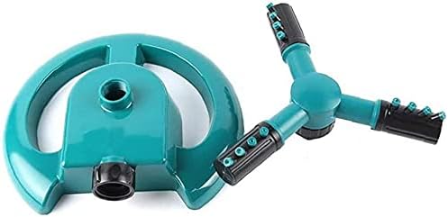 360 Degree Lawn Sprinkler Automatic Garden Water Sprinkler Plastic Blue Large Area Coverage Rotation Irrigation System Garden Watering Tool - Image 3