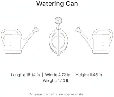 PE Plastic Watering Can - Image 7