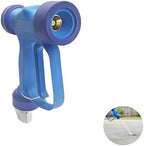 Soft Wash Gun, 350 PSI Blue High Flow Garden Water Gun with 1/2 in Inlet, Brass and Stainless Steel Body, 360° Rotating Adjustable Nozzle, Heavy Duty Sprayer for Car Wash, Siding, Irrigation - Image 3