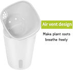 3" Self Watering Pots,20 Sets Self Watering Planter Pots for Indoor Plants with Water Level Indicator and Multiple Vents,Self Watering Planters,Self Watering Plant Pot for House Plants,Flowers,Herbs - Image 4