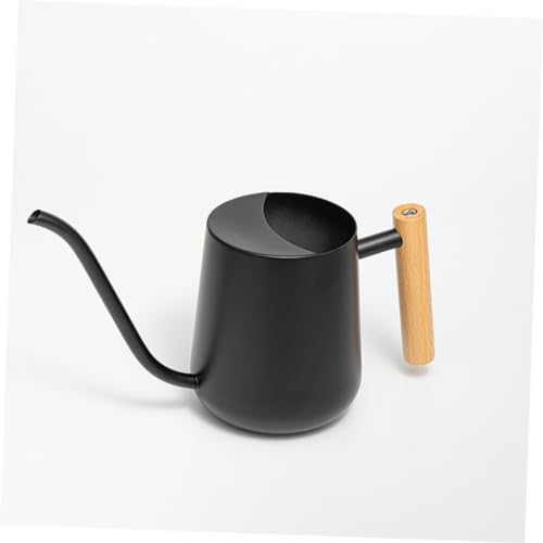 Stainless Steel Watering Can Black with Long Spout 1000ml - Image 4