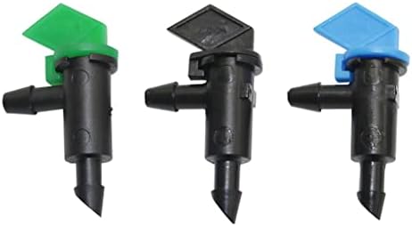 200pcs Flag Dripper 1/4" Barbed Steady Flow Micro Drip Irrigation Emitter, for Garden Bonsai Plants Flower Watering Dripper (Color : 8L) - Image 5