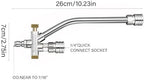 Stainless Steel Double End Connector Pressure Washer Wand with 5 Nozzle Tip Fit for Comprehensive Power Washing - Image 5