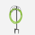 Freestanding Garden Hose Holder Iron Stand for Outdoor Storage - Image 5