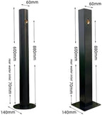 Outdoor Stainless Steel Faucet Garden Column - Freestanding Hose Stand for Vertical Outdoor Use, Durable 304 Material, Ideal for Yard & Garden Irrigation - Image 7