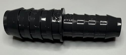 Twelve Pack - 3/4 x 1/2 Insert Reducer Coupling Poly PVC Fitting Used for Waterlines, Plumbing Repair, and Irrigation - 3/4 Insert x 1/2 Insert Reducing Coupling - Image 2