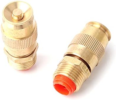 Xiaochen Garden Hose Sprinkler 1 Piece of 1/2 Inch External Thread Brass Adjustable Nozzle Garden Lawn High Atomizing Nozzle Metal Nozzle (Color : 10pcs) - Image 2