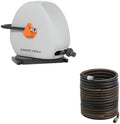 Giraffe Tools Retractable Sprinkler Soaker Hose Reel and Garden Hose 5/8", 100ft Lightweight Hybrid Hose by GiraffeTools