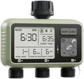 Garden Water Timer 3 Outlet for Garden Hose Programmable Automatic Irrigation Timer with Rain Delay Manual/Auto Mode(2 Zone-NH) by Unknown