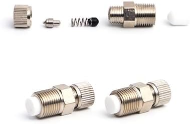 Misting Nozzles, 20pcs Brass Replacement Heads with Filter, High Pressure Atomizing Sprayer for Outdoor Cooling System, 1/8" NPT(0.6mm) - Image 3