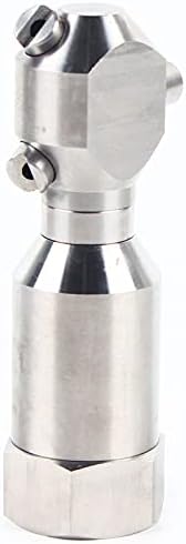 1" Cleaning Nozzle, 360° Rotating Spray Nozzle, 303 Stainless Steel Washing Nozzle, 50L/Min Flow High Pressure Continuous Rotary Washer Nozzle for Barrel Tank Cleaning - Image 7