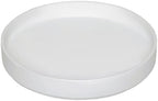 Ceramic Plant Saucer Pot Tray 14.5 Inch, Frosted White Planter Saucers 5 7 9 10 12 15 Inch for Indoors Outdoor, Flower Pot Saucers for Holding Water Drips and Soil by Fzfeiyy