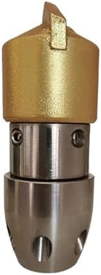 High Pressure Rotating Nozzle, Diamond Point Wear and Durable Dredge Sewer Pipe Drill Brick Cement Oil Cleaning(1l2 Female 100L) by Unknown