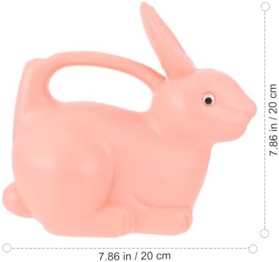 Garneck Rabbit Watering can for Kids 1.2L Plastic Garden Water Sprinkler Cute Bunny Shape Small Indoor Outdoor Plant Pot for Children - Image 2